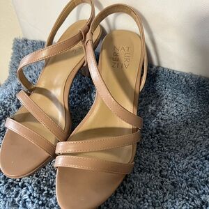Naturalizer Women's Nude Strappy Heels